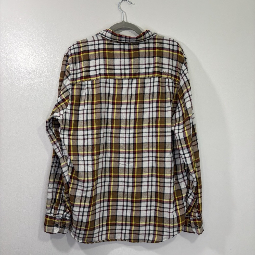 Marmot Plaid Flannel Button-Down Shirt Long Sleeve Casual Wear Size Large - Picture 2 of 7